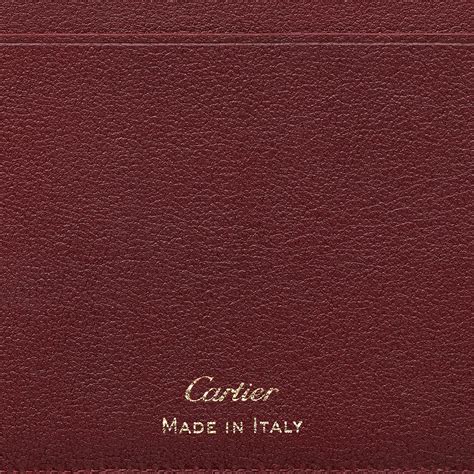 must de cartier burgundy|Must de Cartier international wallet with gussets: Burgundy .